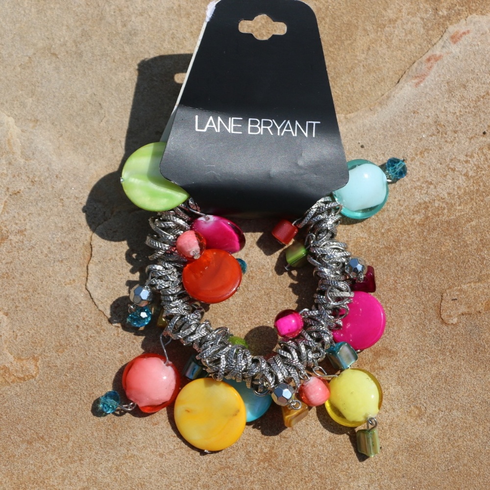 Chunky Multi Boho Ethnic Bracelet & Earring Set - Picture 2 of 4